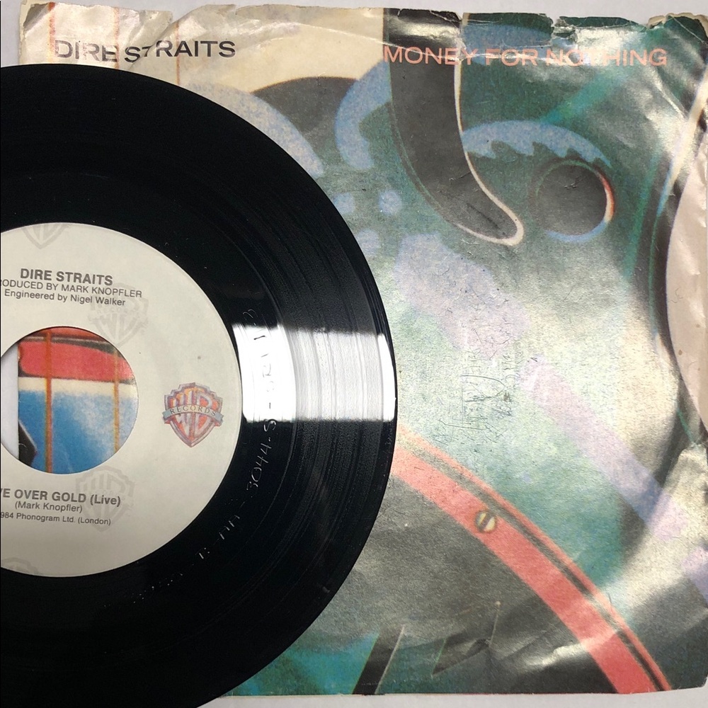 Dire Straits Money for Nothing Vinyl 45 Record ‘85